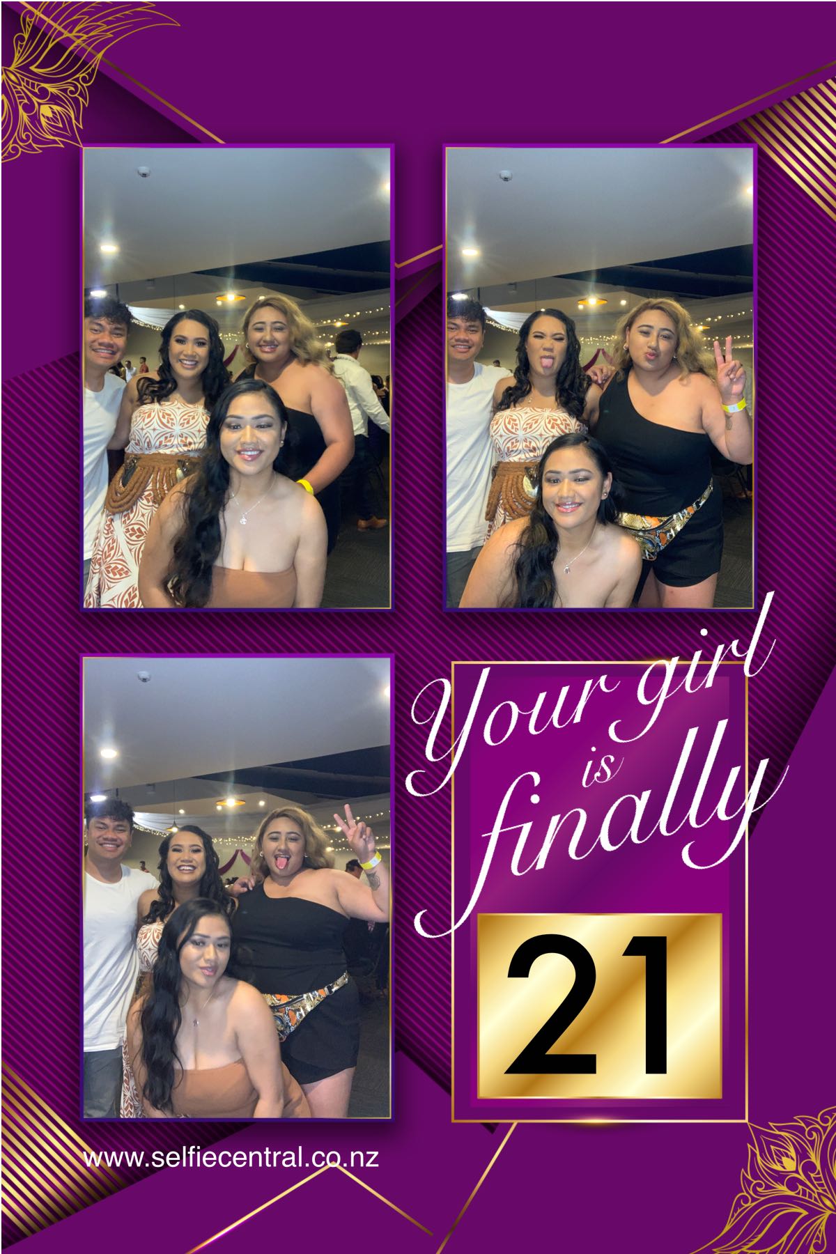 Your girl is finally 21 | View more photos from the event at gallery.photobooth.co.nz/u/SelfieCentral/Your-girl-is-finally-21